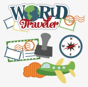 Cute Travel Clipart Free - World Traveler Clip Art, HD Png Download, Free Download