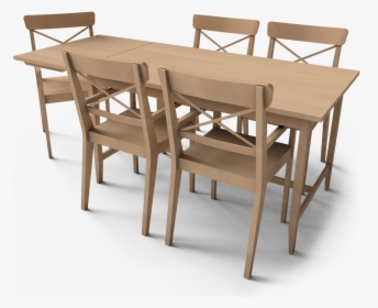 Leksvik Dining Table3d View"  Class="mw 100 Mh 100 - Kitchen & Dining Room Table, HD Png Download, Free Download