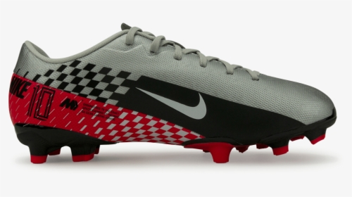 Nike Kids Mercurial Vapor 13 Academy Fg/mg Chrome/black/red - Soccer Cleats, HD Png Download, Free Download