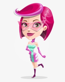 Space Girl Astronaut Cartoon Vector Character Aka Rebecca - Space Cartoon Character Female, HD Png Download, Free Download