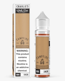 Charlies Chalk Dust Campfire Smores 60ml - Campfire Charlie's Chalk Dust, HD Png Download, Free Download