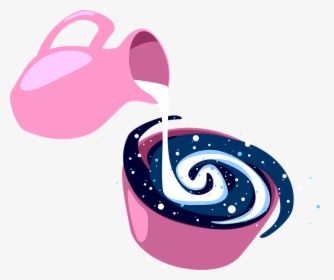 Galaxy, Spiral, The Milky Way, Cosmos, Milk - Illustration, HD Png Download, Free Download