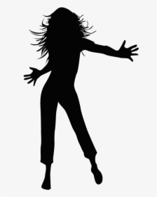 Dance Silhouette Drawing Clip Art - Woman Dancing Silhouette Png, Transparent Png, Free Download