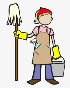 Clip Art Cleaning Cartoon - Swachh Bharat Clipart Png, Transparent Png, Free Download