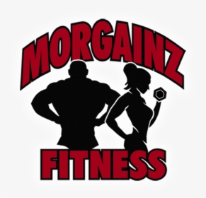 Morgainz Fitness Logo With Glow No Background Color - Poster, HD Png Download, Free Download
