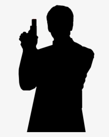 James Bond Outline By Trekkie313 - James Bond Silhouette, HD Png Download, Free Download