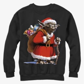 Star Wars Yoda Santa Claus Ugly Faux Christmas Sweater - Yoda Christ Consciousness, HD Png Download, Free Download