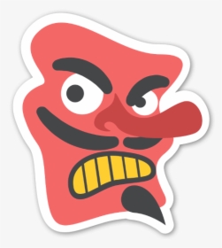 Japanese Transparent Goblin - Japanese Goblin Emoji Png, Png Download, Free Download