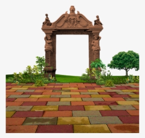 Colorful, Pavement, Pavers, Walkway, Path, Sidewalk - Garden Path Png Transparent, Png Download, Free Download