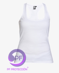 Camiseta Blanca Espalda Nadadora, HD Png Download, Free Download