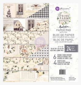Prima Marketing Double-sided Paper Pad Spring Farmhouse, HD Png Download, Free Download