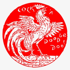 Red Chicken Svg Clip Arts - Gambar Tribal Ayam Jago, HD Png Download, Free Download