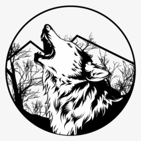 Lone Wolf Vector Illustration, Lone, Wolf, Angry Png - Logo Wolf Vector Png, Transparent Png, Free Download