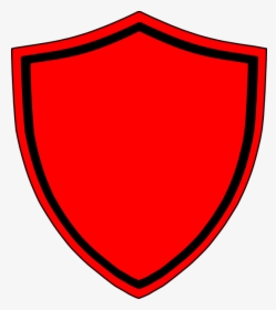 Clipart Shield Red Black - Red And Black Shield Logo, HD Png Download, Free Download