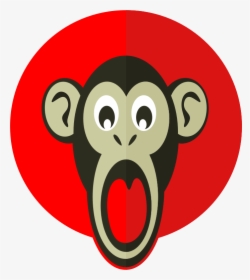 Screaming Monkey Clip Art, HD Png Download, Free Download