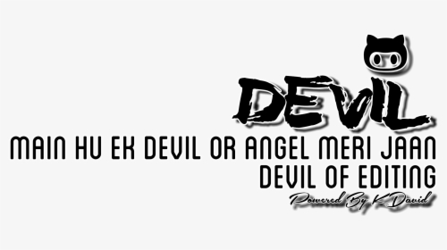 Editing Png Text Devil, Transparent Png, Free Download