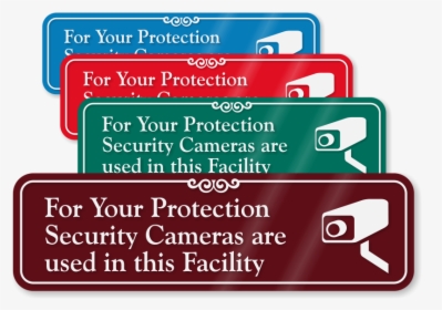 Security Camera With Graphic Showcase™ Wall Sign - Human Resources Department Sign, HD Png Download, Free Download