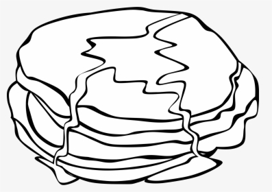 Fast Food, Breakfast, Pancakes - Breakfast Food Coloring Pages, HD Png Download, Free Download