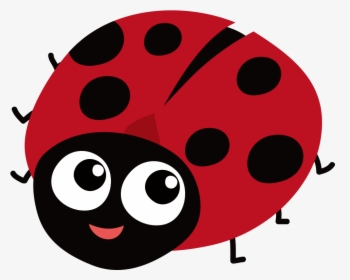Red Black Ladybug Png Download - Transparent Ladybug Cartoon, Png Download, Free Download