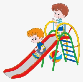 Playground Clipart Teacher - Mat Slide Clipart, HD Png Download, Free Download
