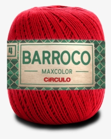 Barbante Barroco Maxcolor Nº4 3402 Vermelho Círculo - Thread, HD Png Download, Free Download