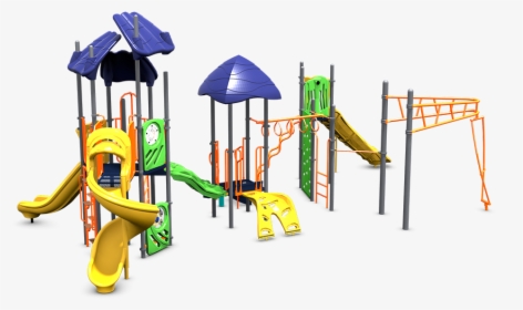 Playground - Transparent Kids Playing At Park Clipart, HD Png Download, Free Download