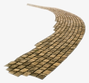Pathway Clipart Sidewalk - Clipart Cobblestone Road, HD Png Download, Free Download