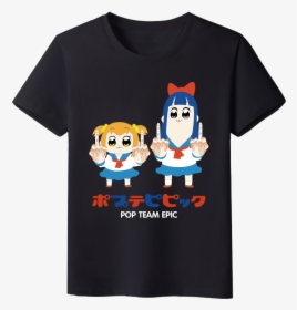 Hot Sale Men/women T Shirt Printing Anime Pop Team - T-shirt, HD Png Download, Free Download