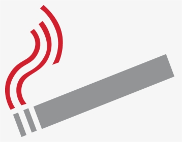 Cigarette - Cartoon Cigarette Black And White, HD Png Download, Free Download