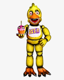 Fredbear"s Family Dinner Chica By Onefaz - Cartoon, HD Png Download, Free Download