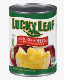 Sliced Apples - Lucky Leaf Sliced Apples, HD Png Download, Free Download