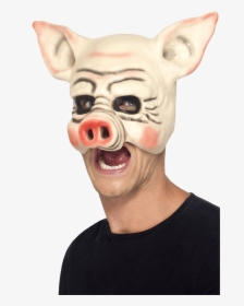 Pig Mask, Latex Half Overhead Mask , Png Download - Pustna Maska Za Obraz, Transparent Png, Free Download
