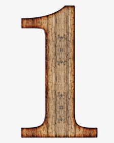 Wooden Number 1 Clip Arts - Number 1 Wood Png, Transparent Png, Free Download