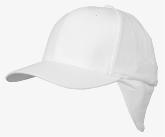 Cold Weather Flexfit Cap With Earflaps White - Baseball Cap, HD Png Download, Free Download