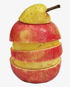 Apple, Pears, Fruit, Fruit Slices, Discs, Pear, Cut - Fruit, HD Png Download, Free Download