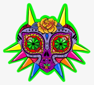 Zelda Majora"s Mask Symbol Clipart , Png Download - Majoras Mask Patch, Transparent Png, Free Download