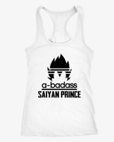 Son Goku Shirt A Badass Saiyan Prince Shirt Dragon - Active Tank, HD Png Download, Free Download