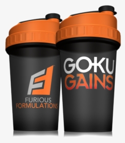 Goku Gains Shaker"  Class="lazyload Lazyload Fade In - Dragon Ball Shaker Bottle, HD Png Download, Free Download