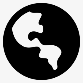 Global Planetary Sphere With Continent - Icono Continente, HD Png Download, Free Download
