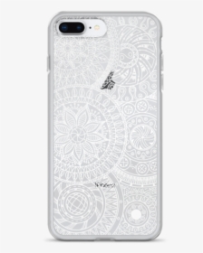 White Circle Doodles Iphone Case - Mobile Phone Case, HD Png Download, Free Download