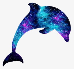 #delfin #galaxia #scdolphin #dolphin #silhouette #silueta - Silhouette, HD Png Download, Free Download