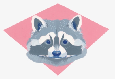 Raccoon Gouache On Paper, HD Png Download, Free Download