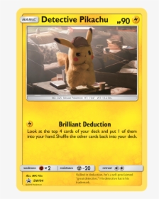Detective Pikachu Pokemon Cards, HD Png Download, Free Download