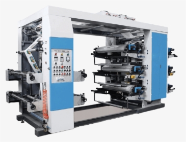 6 Colors Flexo Printing Machine For Pe Pp Film Roll - Flexography, HD Png Download, Free Download