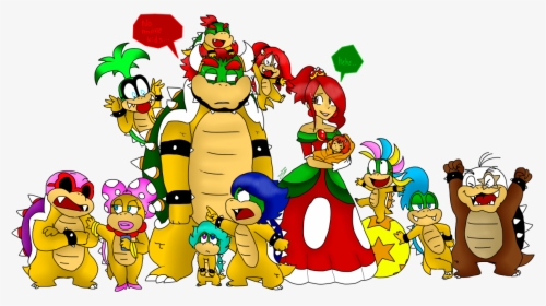Ask The Koopa Family - Cartoon, HD Png Download, Free Download