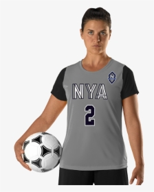 Womens Striker Soccer Jersey - Soccer Ball, HD Png Download, Free Download