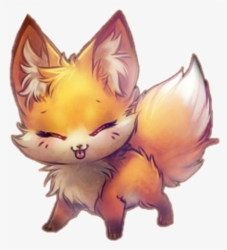 Transparent Cute Fox Clipart Chibi Fox Anime Girl Hd Png