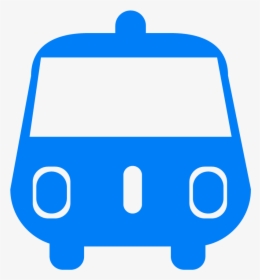 The Future Is Here, And Driverless Cars Are Finally - Blue Bus Icon Png, Transparent Png, Free Download