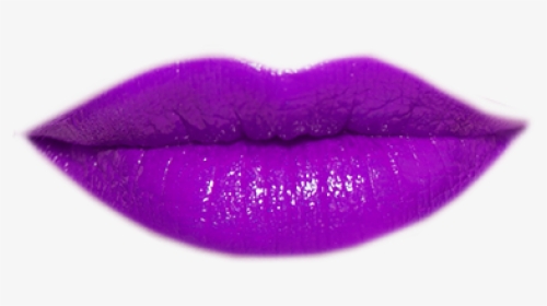 #purple #lips #mouth - Lip Gloss, HD Png Download, Free Download