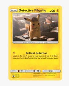 Detective Pikachu Movie Card, HD Png Download, Free Download